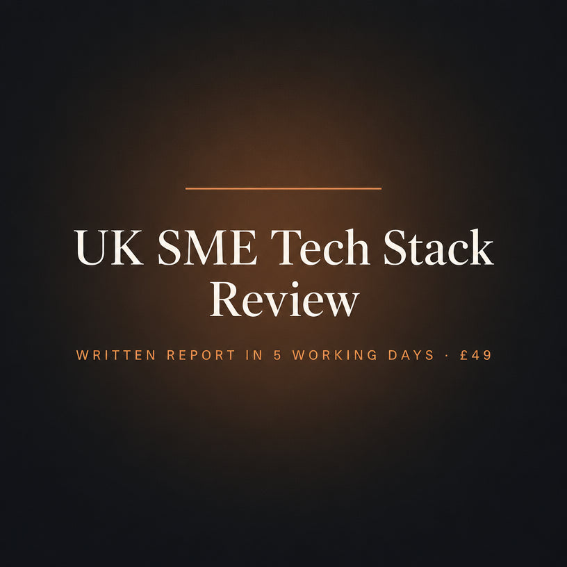 UK SME Tech Stack Review — £49