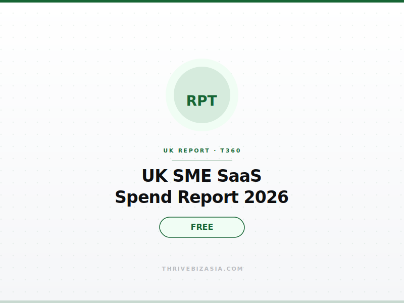 UK SME SaaS Spend Report 2026 — Free